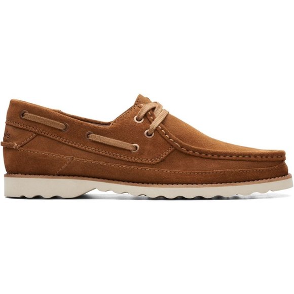 Clarks Durleigh Sail Cognac Suede main image 8